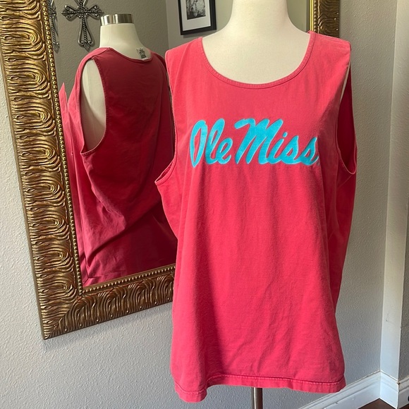 ole miss tank top comfort colors